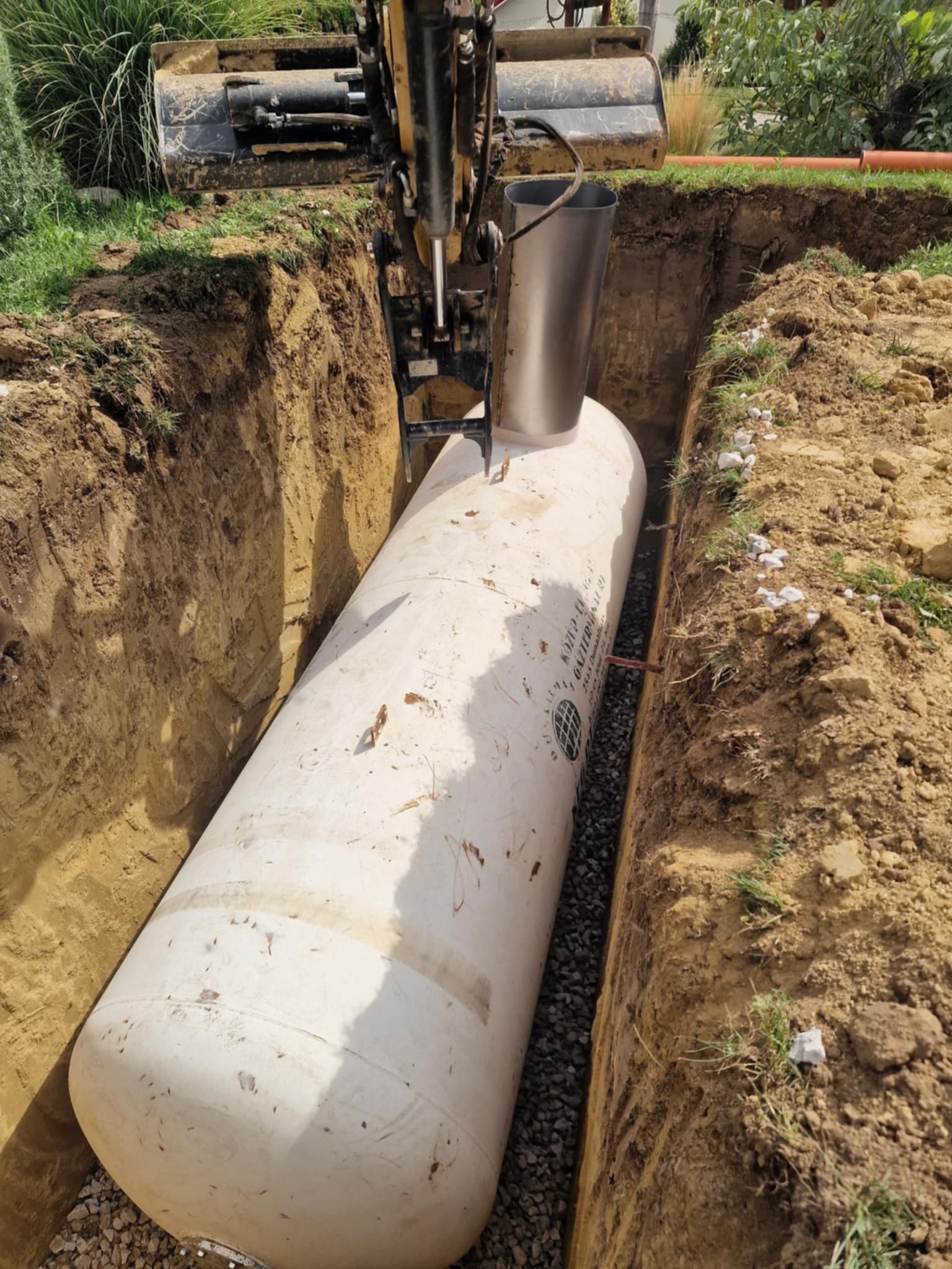 Tartály telepítés